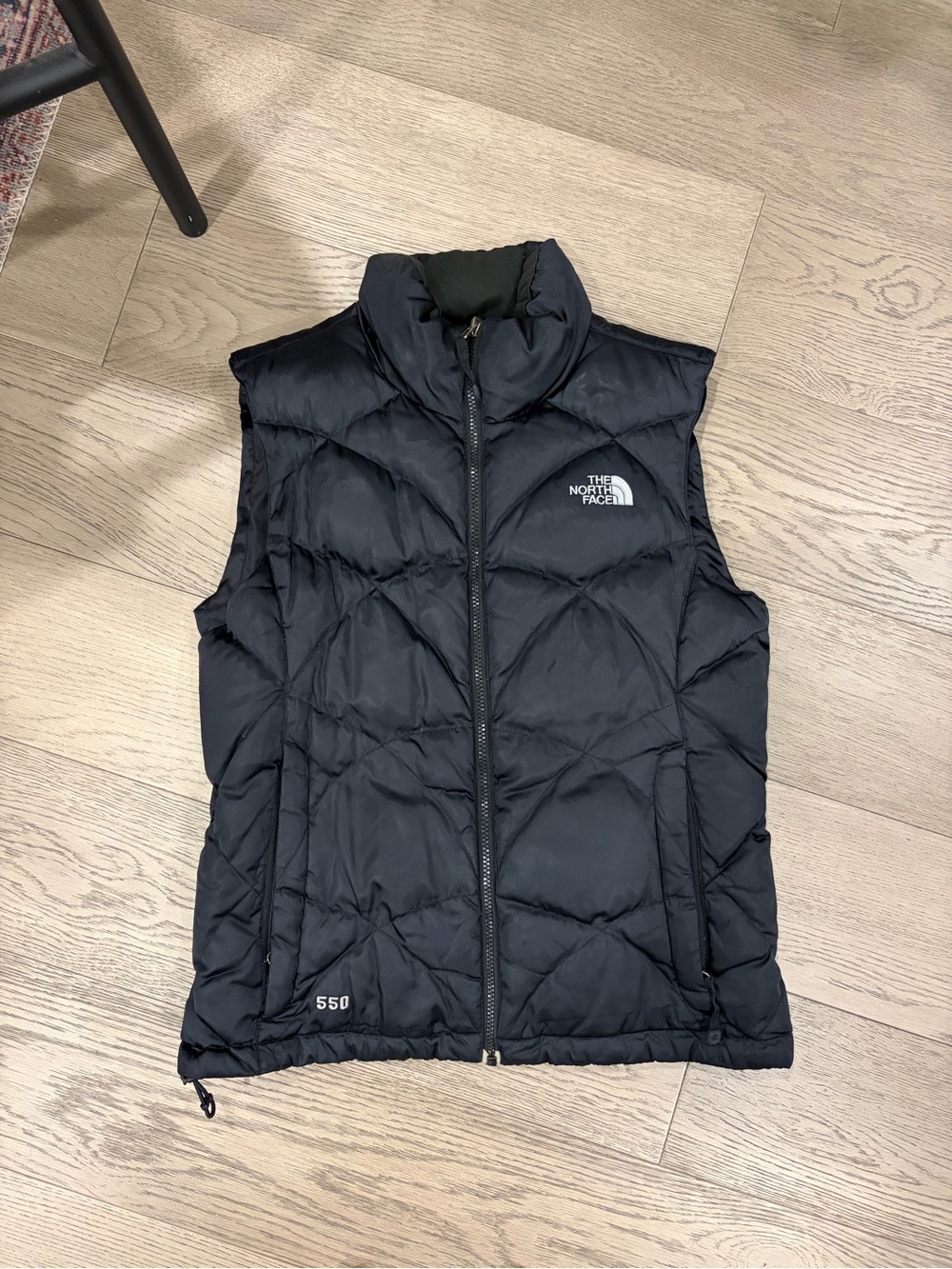 The North Face Women’s Black Quilted 550 Down Vest